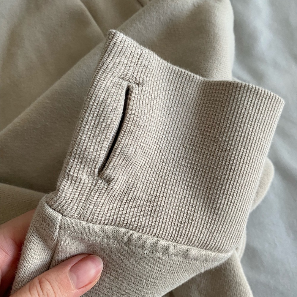lululemon athletica Cream Zip-Up Hoodie Sweater - Picture 4 of 11